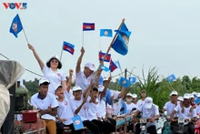 Le Parti du peuple cambodgien (PPC) a remporté une victoire écrasante. Photo : VOV.