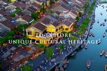 L'image de la ville de Hội An (au Centre du Vietnam) dans le clip promotionnel. Photo : Centre d'information touristique. Photo : VOV.