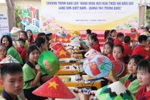 L’une des activités lors du programme. Photo : thoidai.com.vn