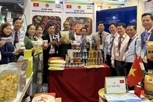 Promouvoir les produits vietnamiens à la foire commerciale internationale en Inde. Photo: VNA