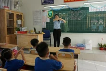 Dans une classe à Hô Chi Minh-Ville. Photo : baotintuc.vn