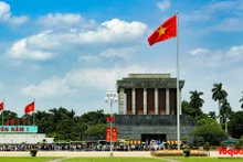 Le mausolée du Président Hô Chi Minh. Photo : toquoc.vn