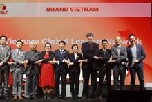 Des délégués du Forum des dirigeants mondiaux du Vietnam en 2019. Photo : baoquocte.vn
