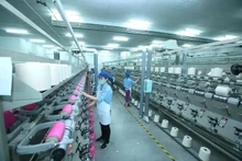 Usine de Jasan Textile and Dyeing Co., Ltd. (capital 100% chinois) à Hung Yen. Photo : thanhnien.vn