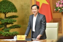 Le Vice-Premier ministre Lê Minh Khai, également chef du Comité de pilotage pour l'élaboration de la Stratégie nationale de prévention et de lutte contre la corruption pour 2030. Photo : VGP.