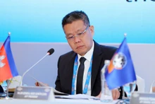 Le président de l'AFF, Khiev Sameth. Photo : toquoc.vn