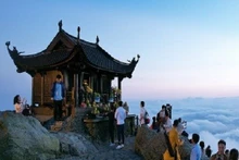 La pagode Dông est inscrite dans le complexe de monuments et de paysages de Yên Tu. Photo : VNA.