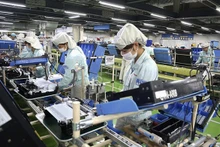 L'indice de production de l'ensemble du secteur industriel au cours des 4 premiers mois de 2024 a augmenté de 6% par rapport à la même période de 2023. Photo : hanoimoi.vn