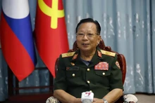 Le général Chansamone Chanyalath, vice-Premier ministre lao et ministre lao de la Défense. Photo : VNA.