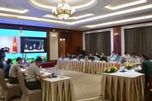 La 10e réunion en ligne du groupe de travail conjoint Vietnam - Singapour sur la coopération en matière de défense. Photo: VNA