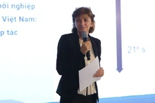 Sarah Mamiese, directrice exécutive du Centre de formation de l'Agence française de développement (AFD) au Vietnam. Photo : baodautu.vn