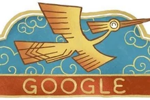 Le Google Doodle célèbre la 77e Fête nationale du Vietnam avec une image de l’oiseau Lac. Source : Google