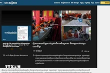 L’article à la Une de Koh Santepheap. Photo : VNA.
