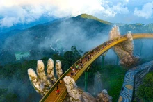 Le Pont d’or à Dà Nang. Photo : NDEL
