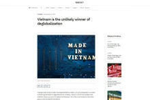 L’article sur le site britannique Verdict. Photo : thoidai.com.vn.