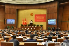La Conférence nationale sur la Résolution du 8e Plénum du Parti est organisés en ligne et en présentiel. Photo : NDEL.