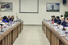 Lors de la 41e session du Comité intergouvernemental Vietnam - Cuba. Photo : VNA.