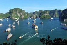 Ha Long est une destination prisée de nombreux touristes. Photo : VNA.