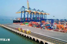 Vue du port de Lach Huyên, à Hai Phong. Photo : VNA.