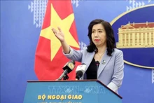 La porte-parole du ministère vietnamien des Affaires étrangères Lê Thi Thu Hang. Photo: VNA