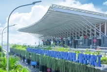 l'aéroport de Vân Dôn. Photo : VNA