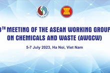 Le groupe de travail de l’ASEAN sur les produits chimiques et les déchets se réunira du 5 au 7 juillet à Hanoi. Photo : VNA.