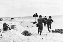 Le groupe 126 des forces spéciales navales a attaqué et libéré l'île de Son Ca, dans l'archipel de Truong Sa, le 25 avril 1975. Photo : VNA.