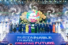 Cérémonie d'ouverture du 18e salon international du tourisme de Hô Chi Minh-Ville se tiendra au Centre des expositions et des congrès de Saïgon, dans le 7e arrondissement de Hô Chi Minh-Ville, le 5 septembre. Photo : VNA.