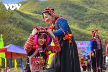 Des femmes de l’ethine Hà Nhi à Diên Biên. Photo : VOV.