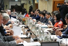 La 5e réunion du Comité Vietnam-Russie pour la coopération éducative, scientifique et technologique à Moscou le 10 septembre. Photo : NDEL.