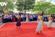 La Fête Chrôi Rum Chek, dans le quartier 2, ville de Vinh Chau, province de Soc Trang (au Sud), est une fête populaire khmère qui existe depuis plus de 300 ans. Photo : VOV