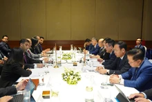 Panorama de la séance de travail. Photo : congthuong.vn 