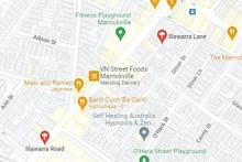 Le quartier Little Vietnam est situé le long de la rue Illawarra depuis l’intersection avec Marrickville Road jusqu’à Warren Road. Source : Google Maps