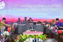 La ministre indonésienne des Affaires étrangères Retno Marsudi préside la 33e réunion du Conseil de coordination de l'ASEAN à Labuan Bajo le 9 mai. Photo : asean.org