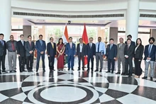 Des délégués lors du 3e dialogue Vietnam - Inde sur la sécurité maritime. Photo : VOV.