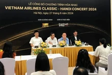Cérémonie d'annonce du programme, à Hanoi, le 27 juin. Photo : VNA.