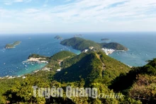Un coin de l'archipel de Nam Du. Photo : tuyenquangonline.