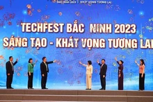 Cérémonie d’ouverture de Techfest Bac Ninh 2023. Photo : NDEL.