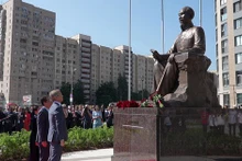 Le monument de l'Oncle Hô a été inauguré en Russie le 30 juin 2023. Photo : TFS