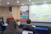 Le lancement du programme de promotion du tourisme de Dà Nang organisé à Séoul. Photo : VOV.