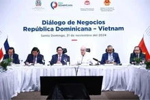 Le PM Pham Minh Chinh assiste à un forum d'affaires Vietnam-République dominicaine. Photo: VNA