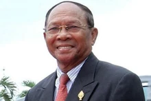 Le Président de l'Assemblée nationale du Cambodge, Samdech Heng Samrin. Photo : baoquocte.vn.