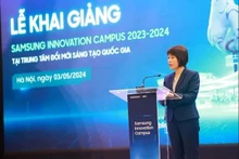 La vice-ministre du Plan et de l’Investissement, Nguyen Thi Bich Ngoc lors de l'événement. Photo: VNA.