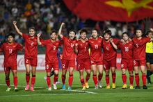 L'équipe vietnamienne du football féminin. Photo : NDEL.