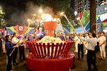 Coup d’envoi du 4e Festival de la jeunesse de Hô Chi Minh-Ville 2024. Photo : VNA.