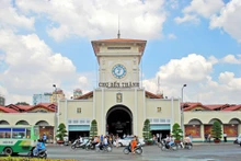 Le marché Bên Thành à Hô Chi Minh-Ville. Photo : sggp.org.vn
