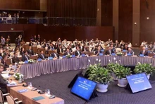 Cérémonie d'ouverture de la Semaine internationale du numérique du Vietnam 2023. Photo : VNA.