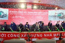 La cérémonie de mise en chantier de l’usine de LEGO à Binh Duong. Photo : VGP.