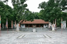 Le site du Temple, de la Pagode et de la Maison communale de Hai Ba Trung. Photo : hanoimoi.com.vn