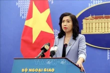 La porte-parole du ministère vietnamien des Affaires étrangères Lê Thi Thu Hang. Photo: VNA